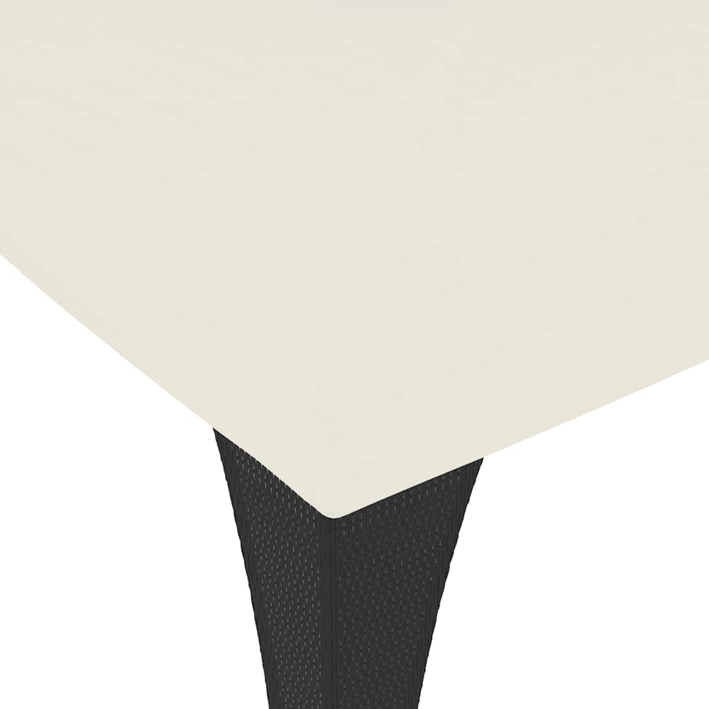 Gazebo con Tetto Doppio Crema 3,98x2,98 m in Acciaio