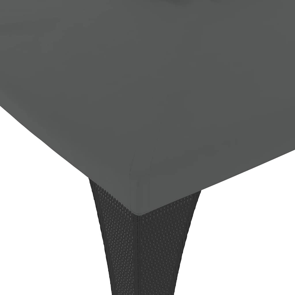 Gazebo con Tetto Doppio Antracite 3,98x2,98 m in Acciaio