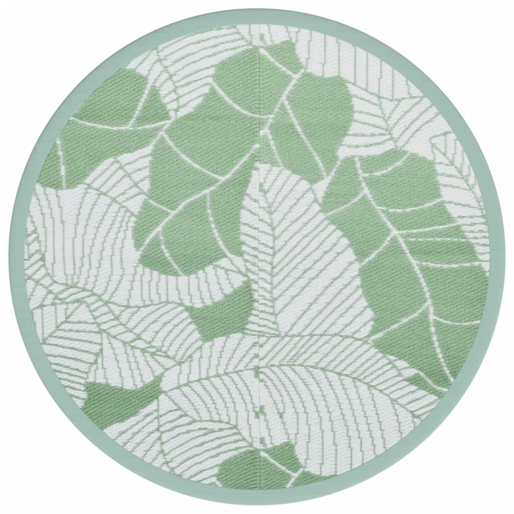 Tappeto da Esterno ARAKIL Verde Ø160 cm in PP