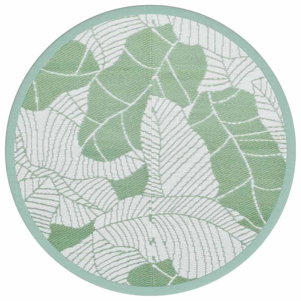 Tappeto da Esterno ARAKIL Verde Ø200 cm in PP
