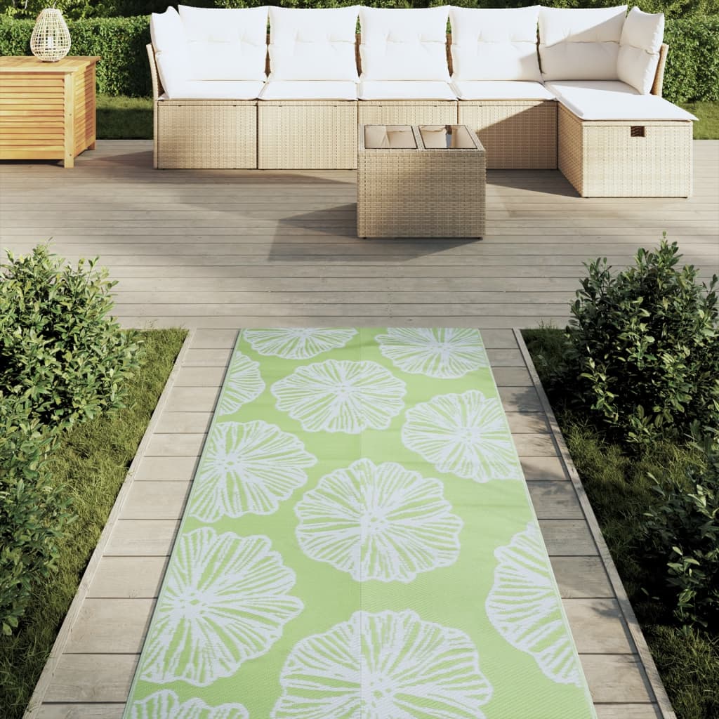 Tappeto da Esterno ARAKIL Verde 80x250 cm in PP
