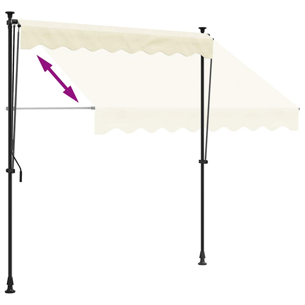 Tenda retrattile manuale Crema
