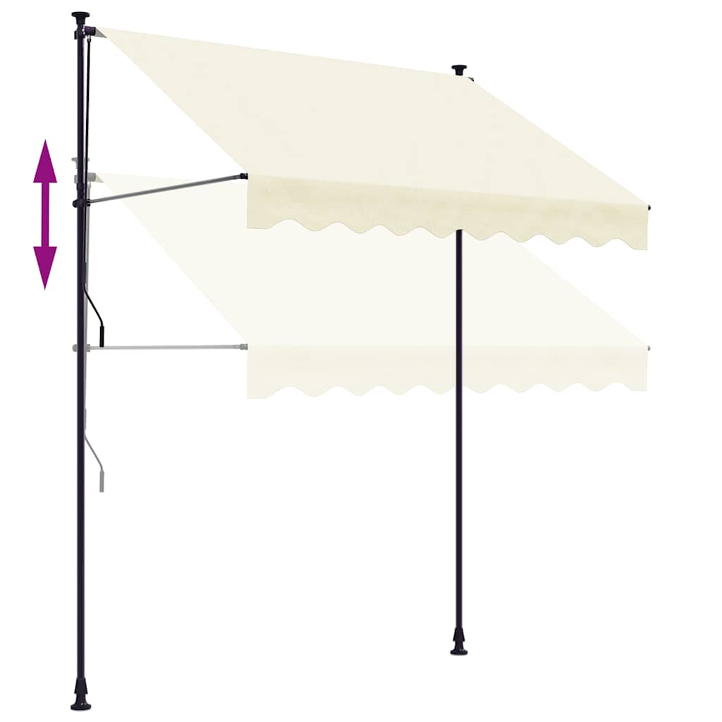 Tenda retrattile manuale Crema
