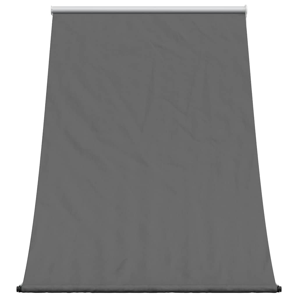 Tenda da Sole Retrattile Antracite 100x150 cm Tessuto e Acciaio