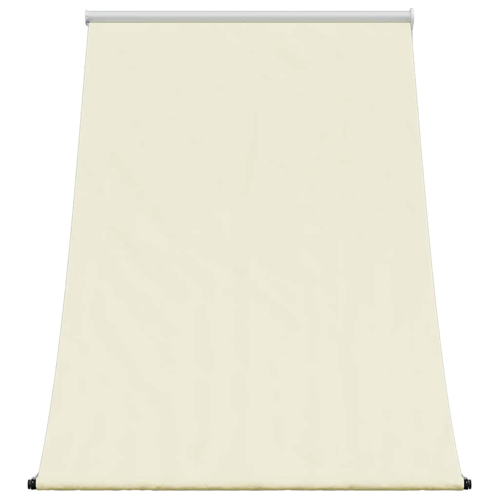 Tenda da Sole Retrattile Crema 100x150 cm in Tessuto e Acciaio