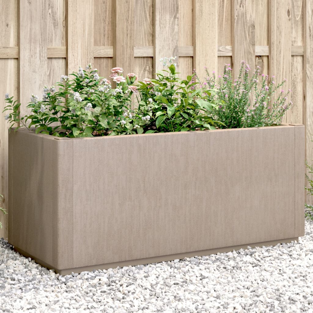 Scatola per Fiori da Giardino Marrone Chiaro