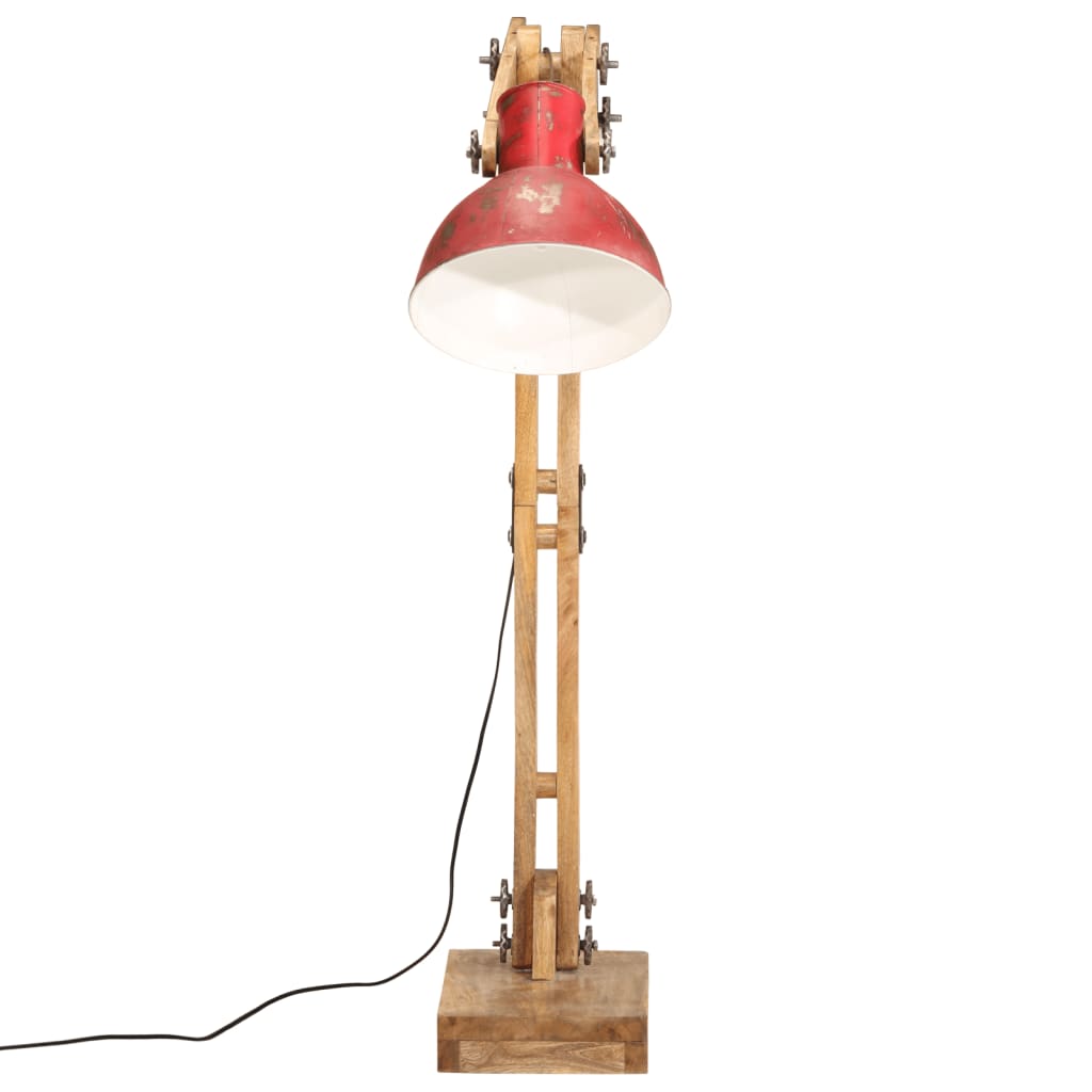 Lampada da Terra 25 W Rosso Anticato 33x25x130-150 cm E27