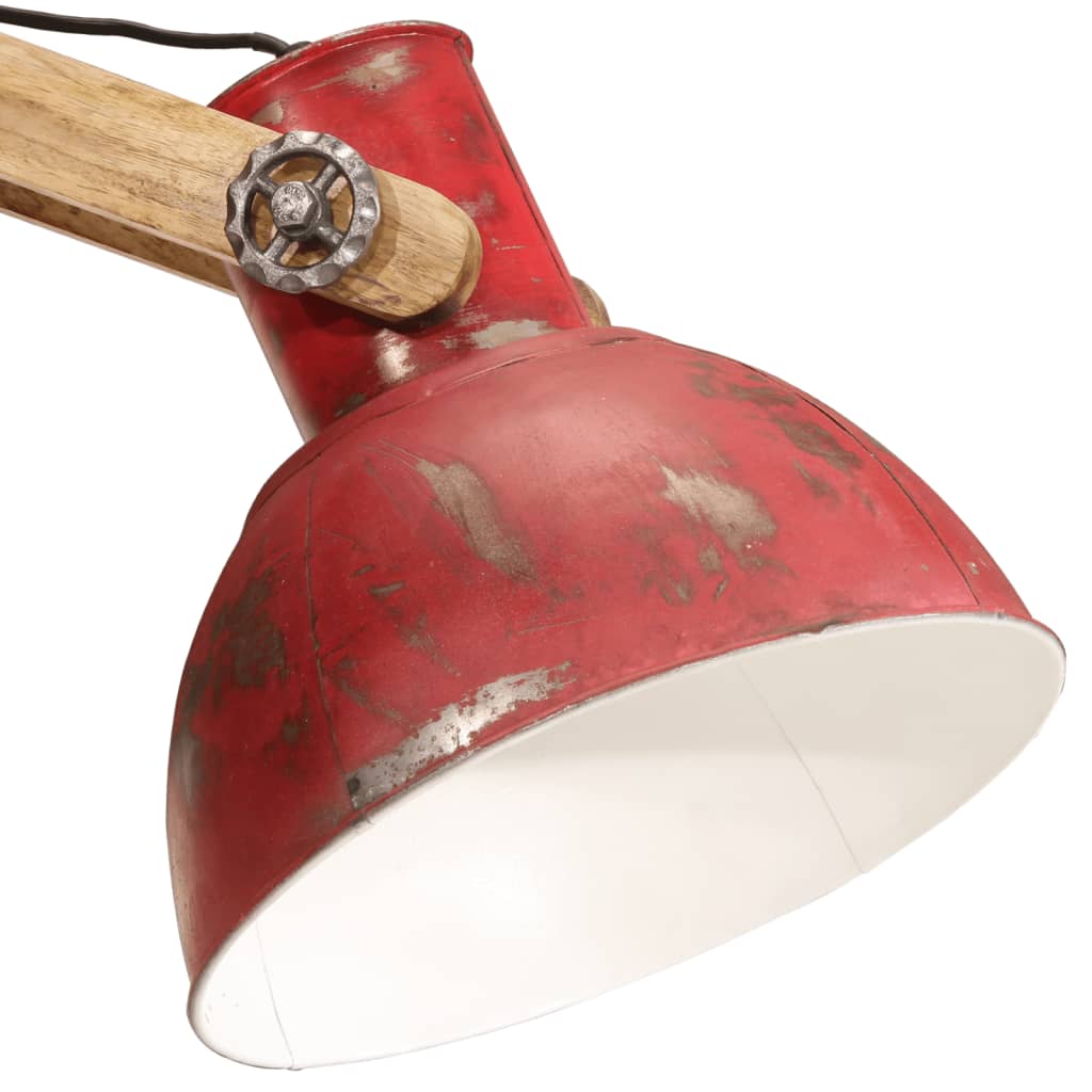 Lampada da Terra 25 W Rosso Anticato 33x25x130-150 cm E27