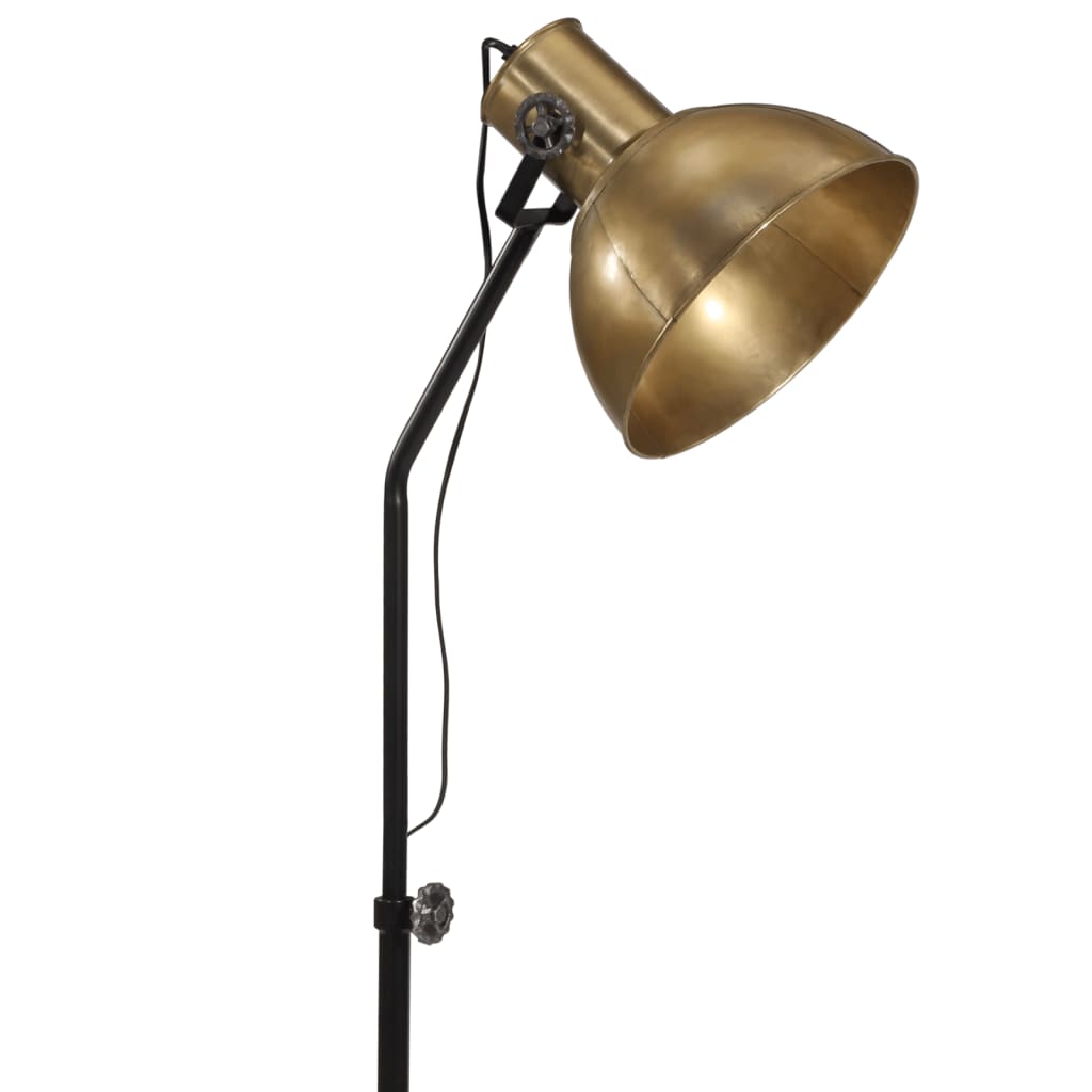 Lampada da Terra 25 W Ottone Anticato 30x30x90-150 cm E27