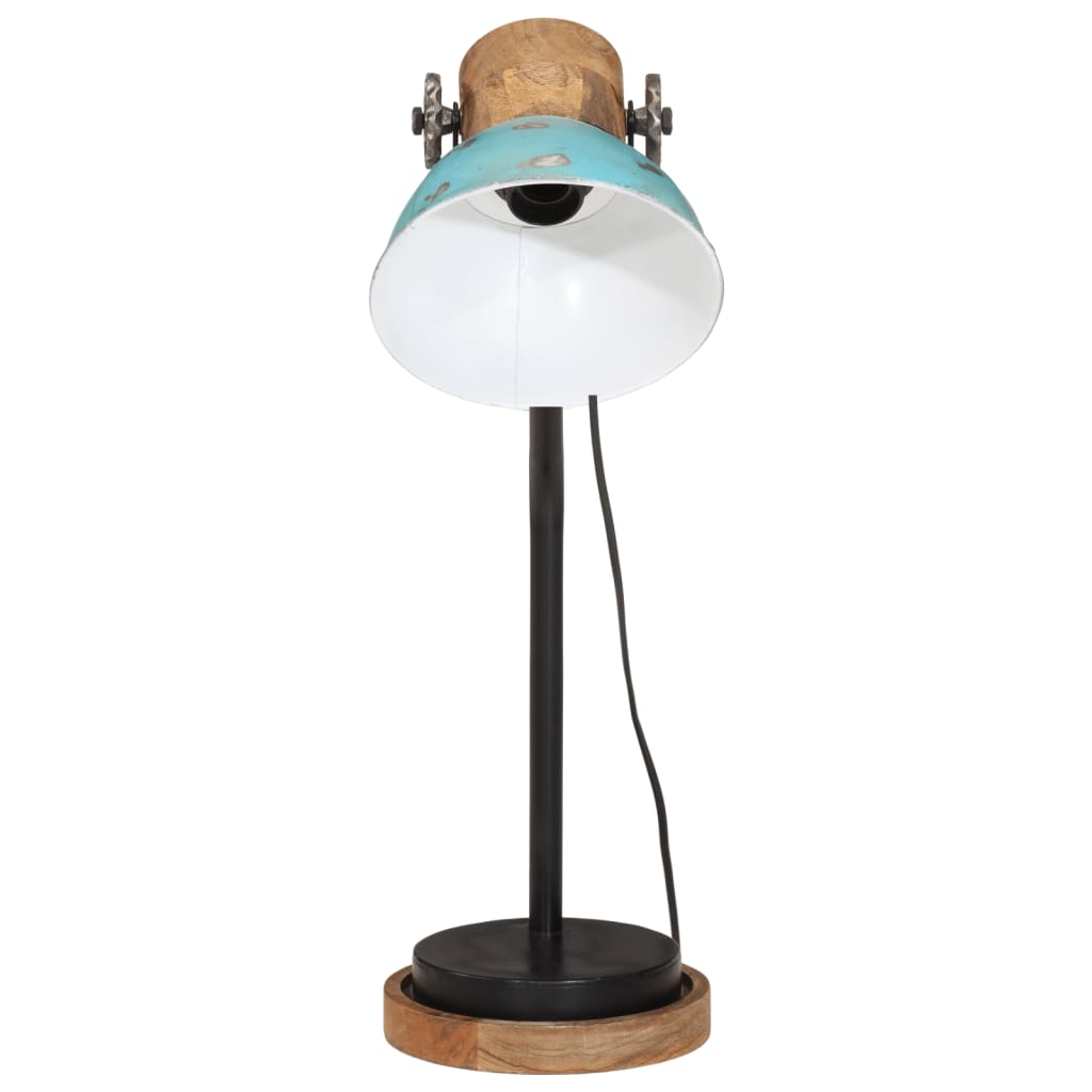 Lampada da Scrivania 25 W Blu Anticato 18x18x60 cm E27