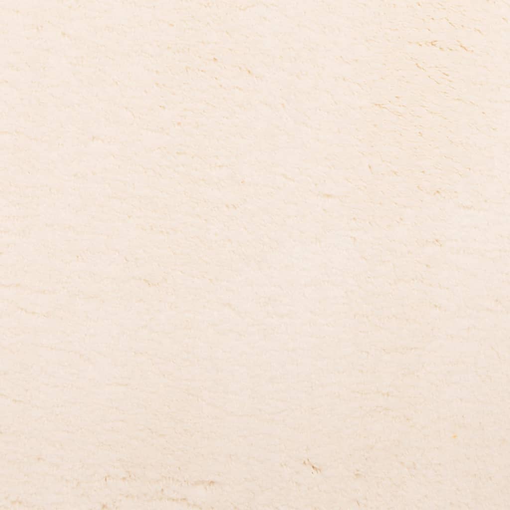 Tappeto a Pelo Corto HUARTE Morbido e Lavabile Beige 120x170 cm