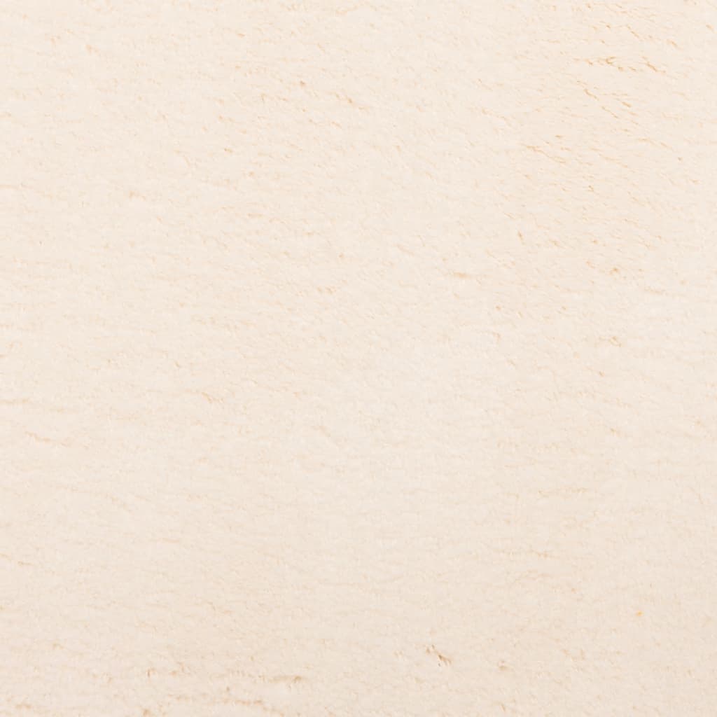 Tappeto a Pelo Corto HUARTE Morbido e Lavabile Beige 240x340 cm