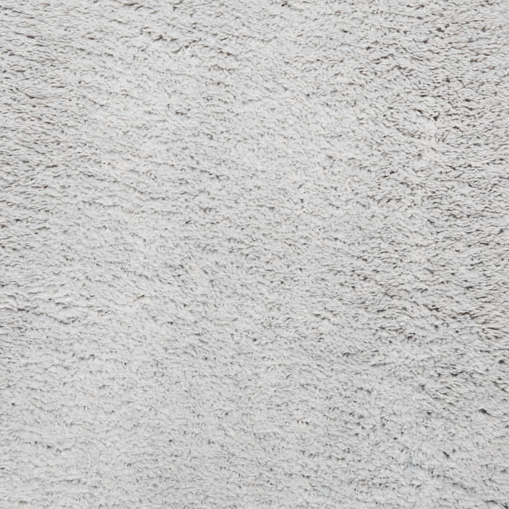 Tappeto a Pelo Corto HUARTE Morbido e Lavabile Grigio 80x250 cm