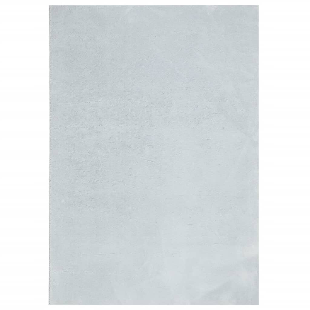 Tappeto a Pelo Corto HUARTE Morbido e Lavabile Blu 160x230 cm