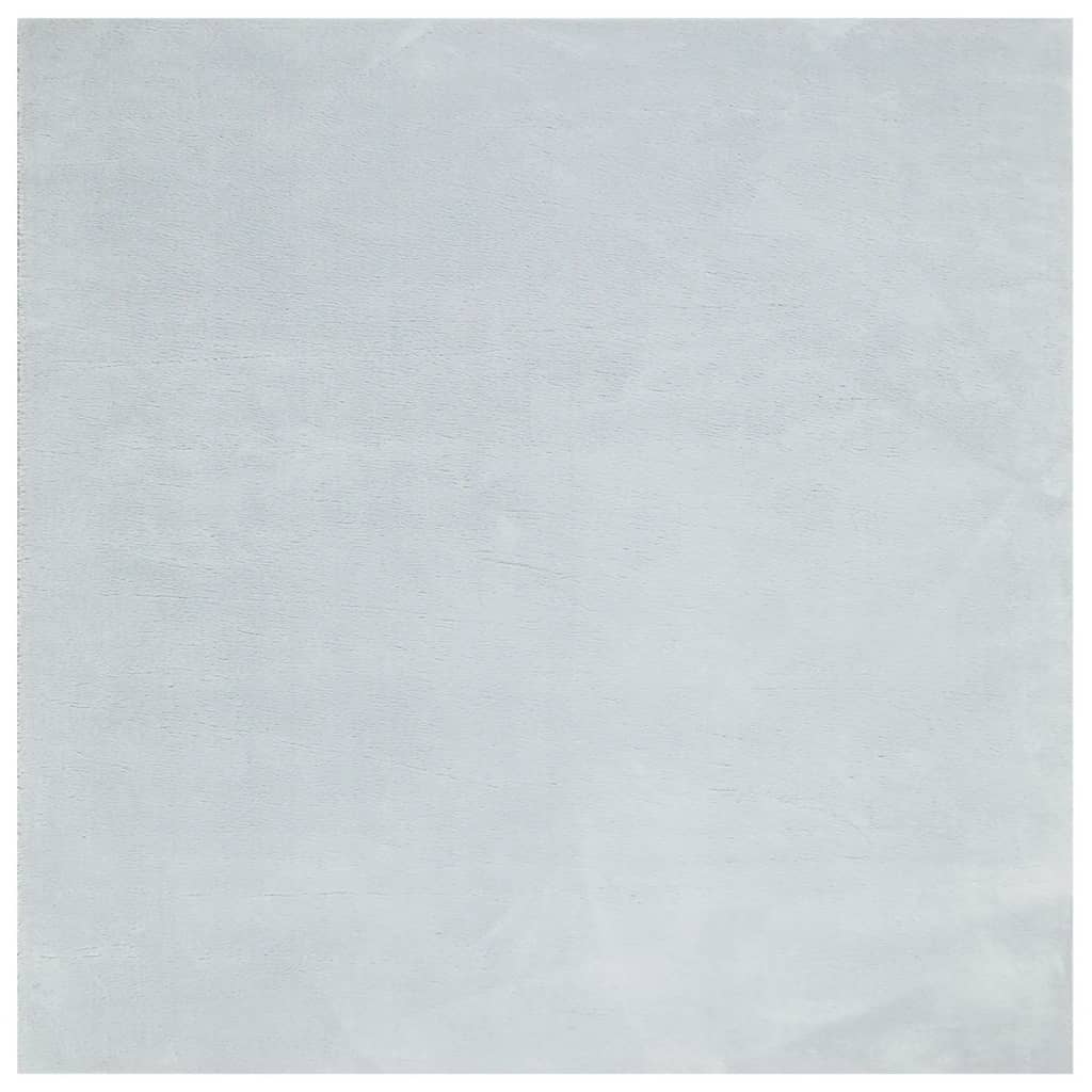Tappeto a Pelo Corto HUARTE Morbido e Lavabile Blu 240x240 cm