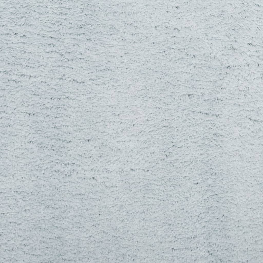 Tappeto a Pelo Corto HUARTE Morbido e Lavabile Blu 240x240 cm