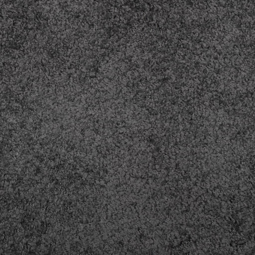 Tappeto Shaggy PAMPLONA Pelo Lungo Moderno Antracite 120x170cm