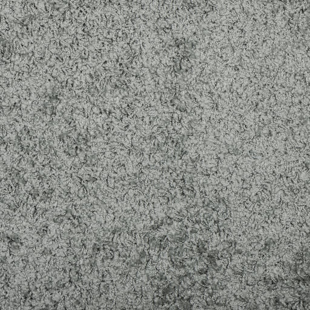 Tappeto Shaggy PAMPLONA a Pelo Lungo Moderno Verde 160x160 cm