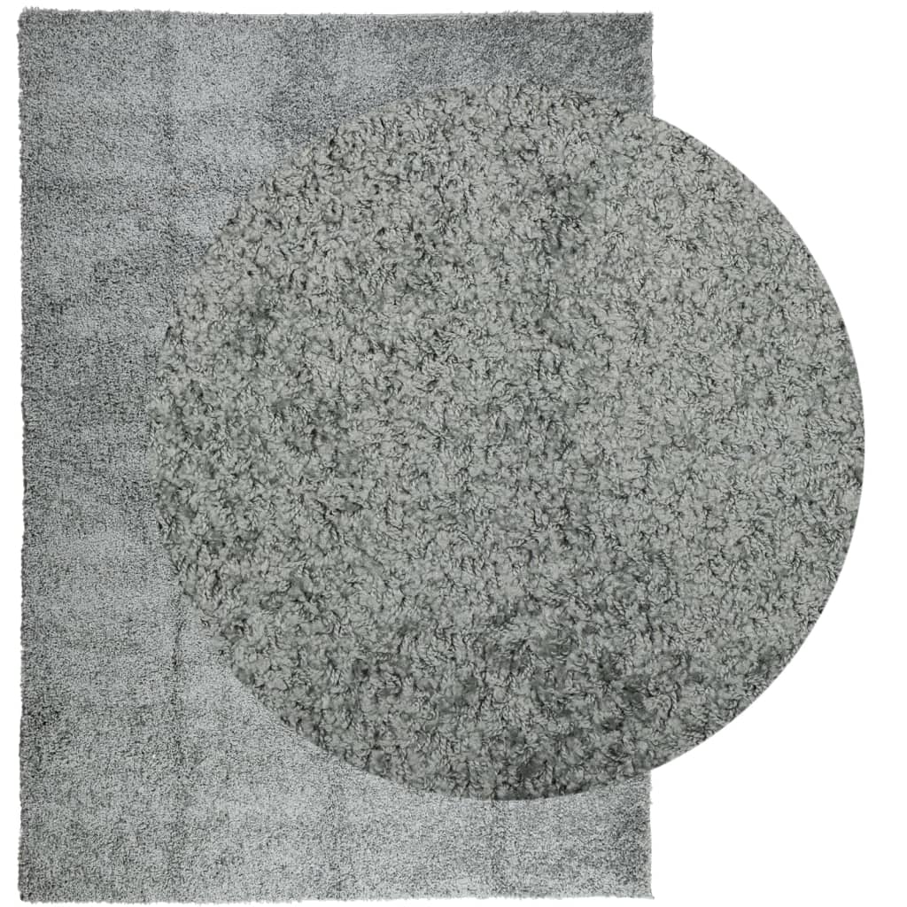 Tappeto Shaggy PAMPLONA a Pelo Lungo Moderno Verde 200x280 cm