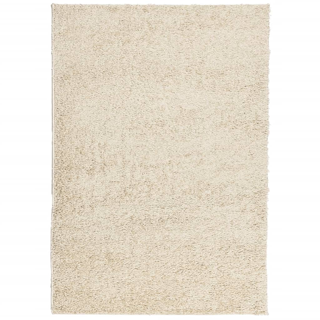 Tappeto Shaggy PAMPLONA a Pelo Lungo Moderno Oro 160x230 cm
