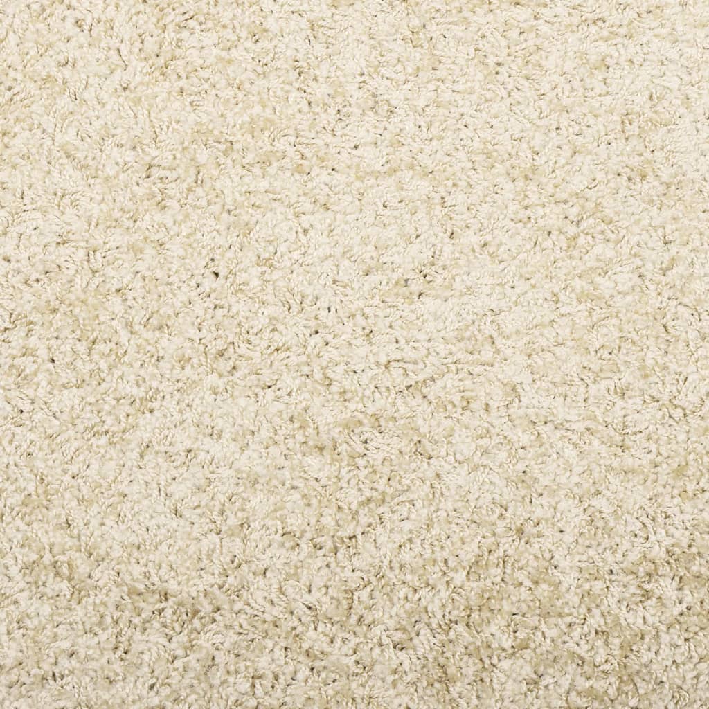 Tappeto Shaggy PAMPLONA a Pelo Lungo Moderno Oro Ø 200 cm