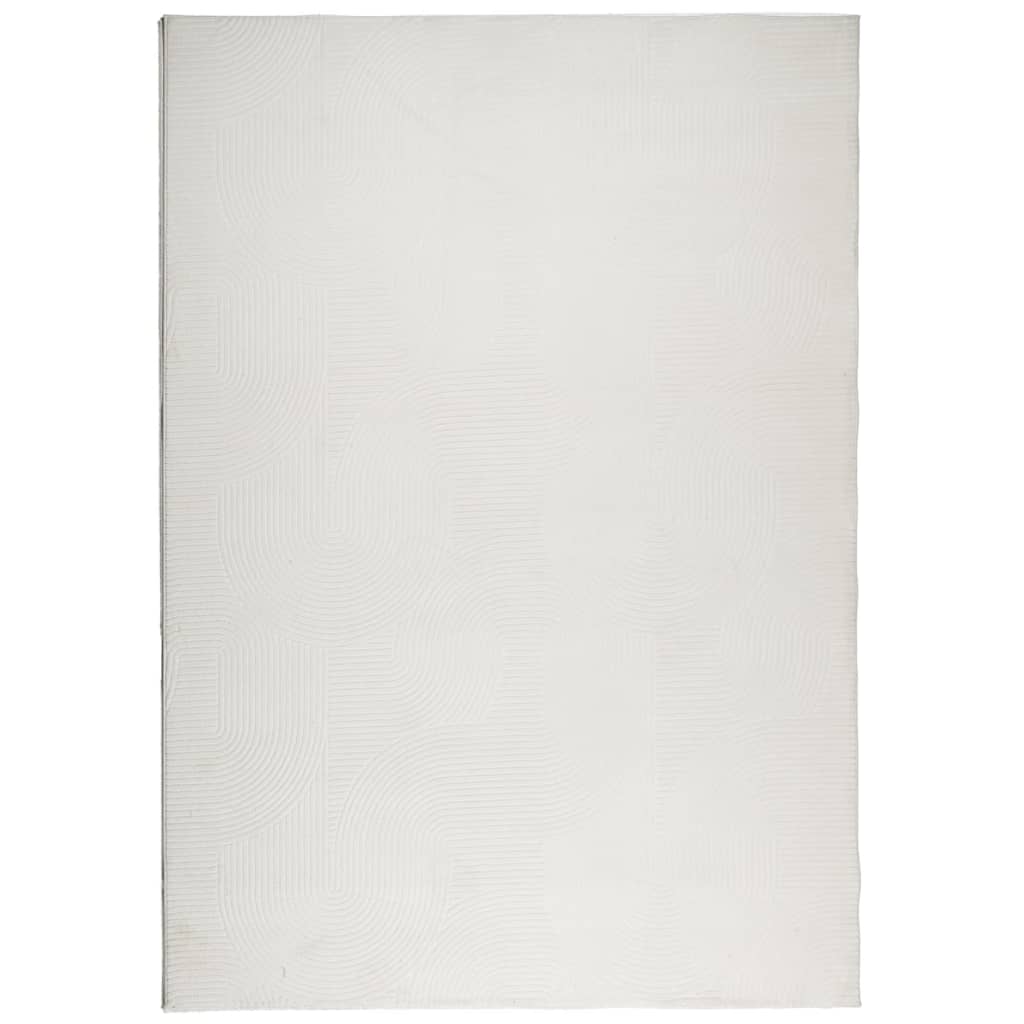 Tappeto IZA a Pelo Corto Aspetto Scandinavo Crema 120x170 cm