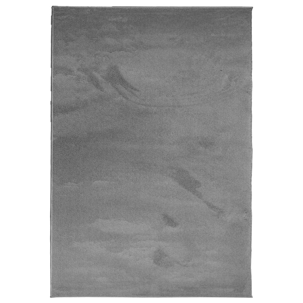 Tappeto OVIEDO a Pelo Corto Antracite 160x230 cm