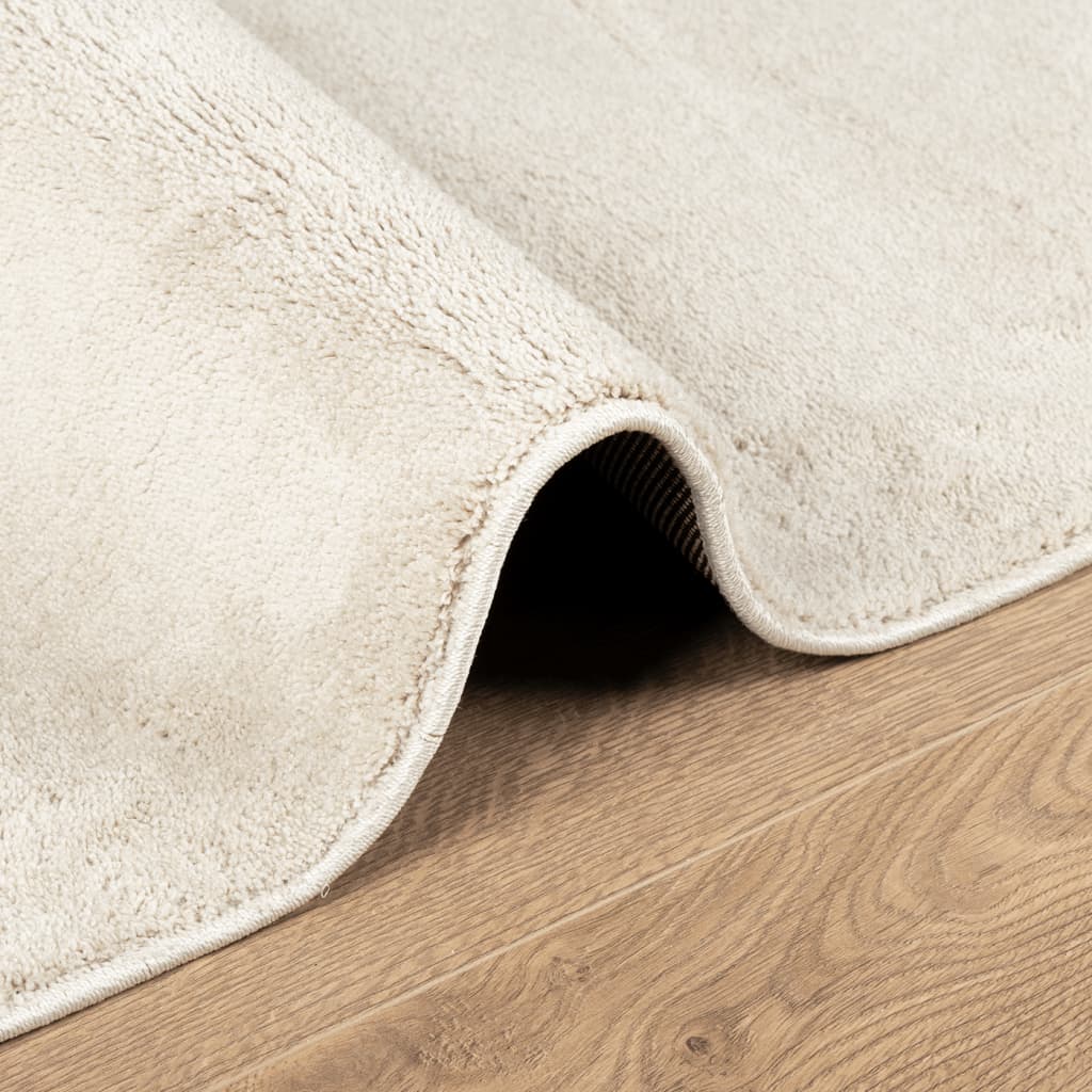 Tappeto OVIEDO a Pelo Corto Beige 60x110 cm