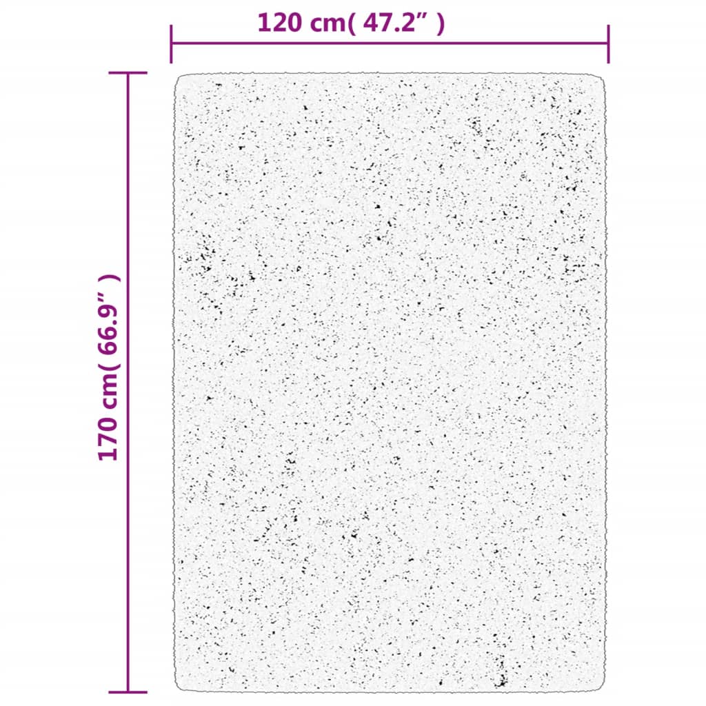 Tappeto OVIEDO a Pelo Corto Beige 120x170 cm