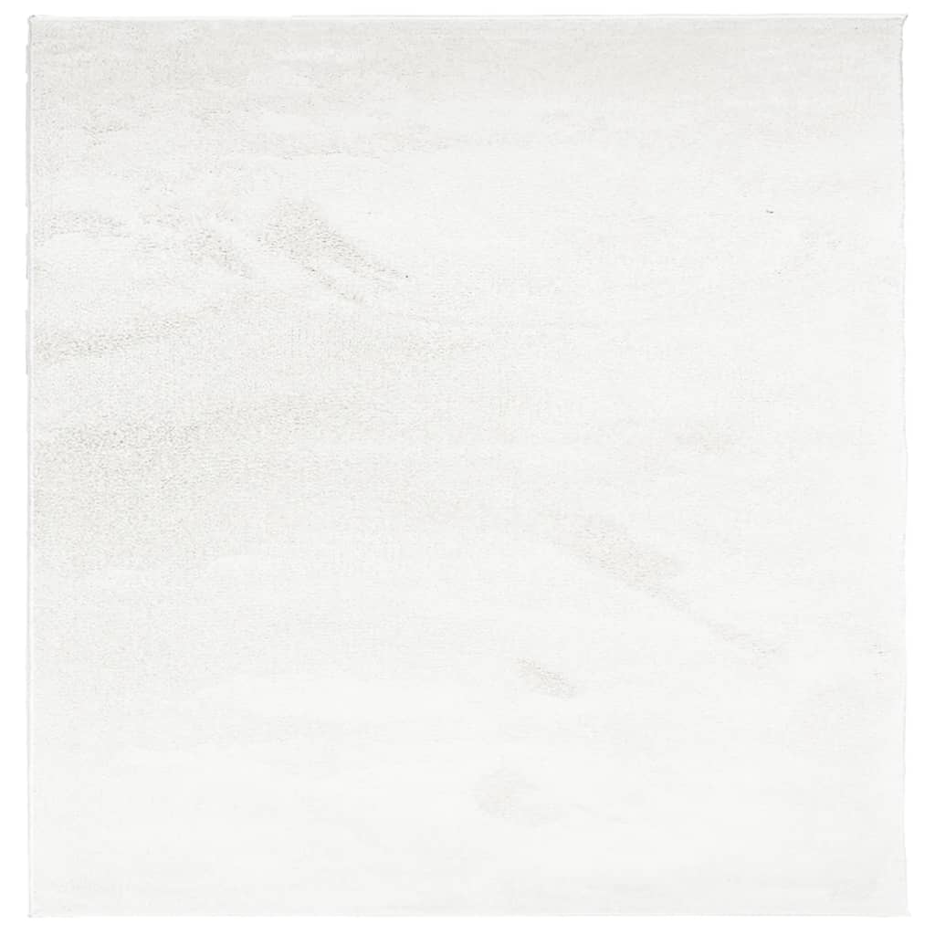 Tappeto OVIEDO a Pelo Corto Crema 120x120 cm