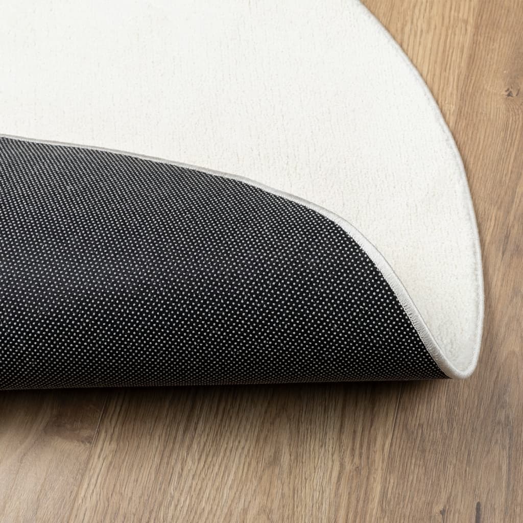 Tappeto OVIEDO a Pelo Corto Crema Ø 240 cm
