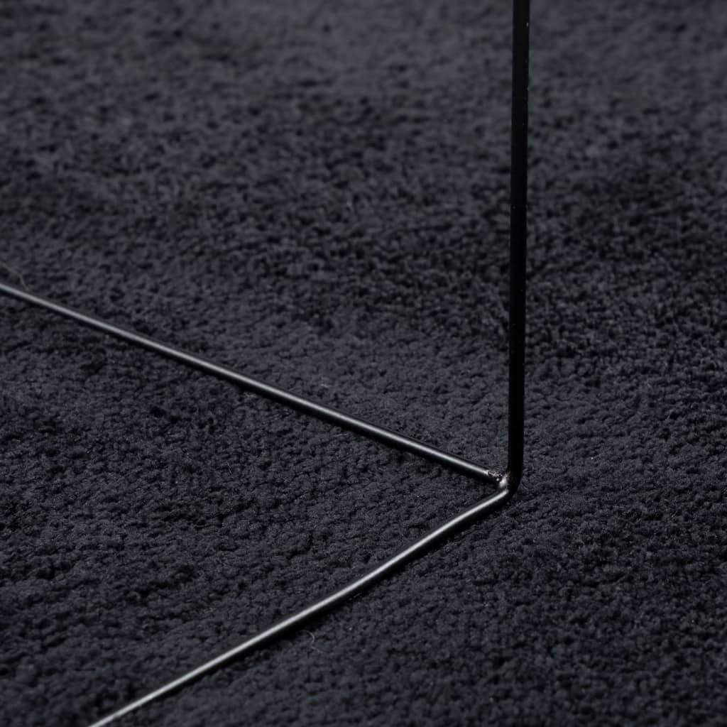 Tappeto OVIEDO a Pelo Corto Nero 200x280 cm