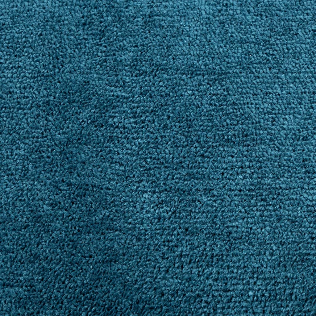 Tappeto OVIEDO a Pelo Corto Turchese 80x150 cm