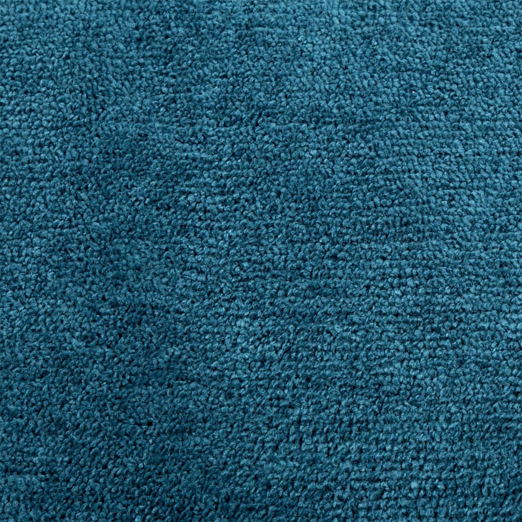 Tappeto OVIEDO a Pelo Corto Turchese Ø 120 cm