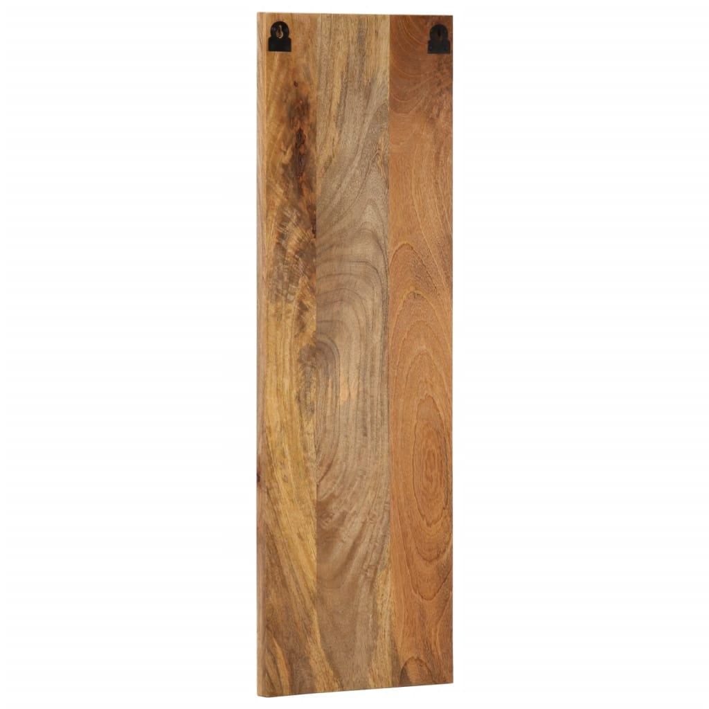 Appendiabiti da Parete 2 pz 3 Ganci in Legno Massello di Mango
