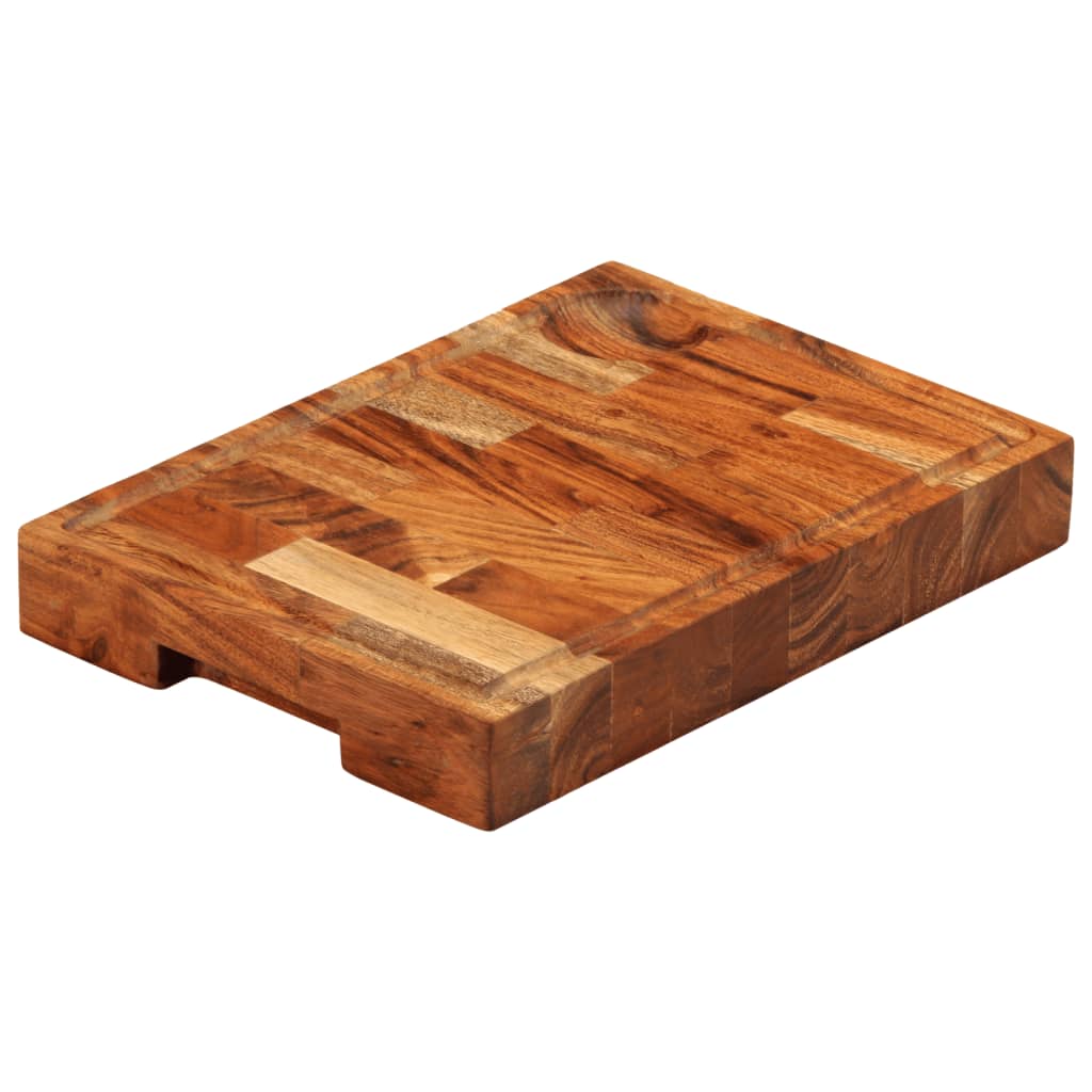 Tagliere 30x21x4 cm in Legno Massello di Acacia