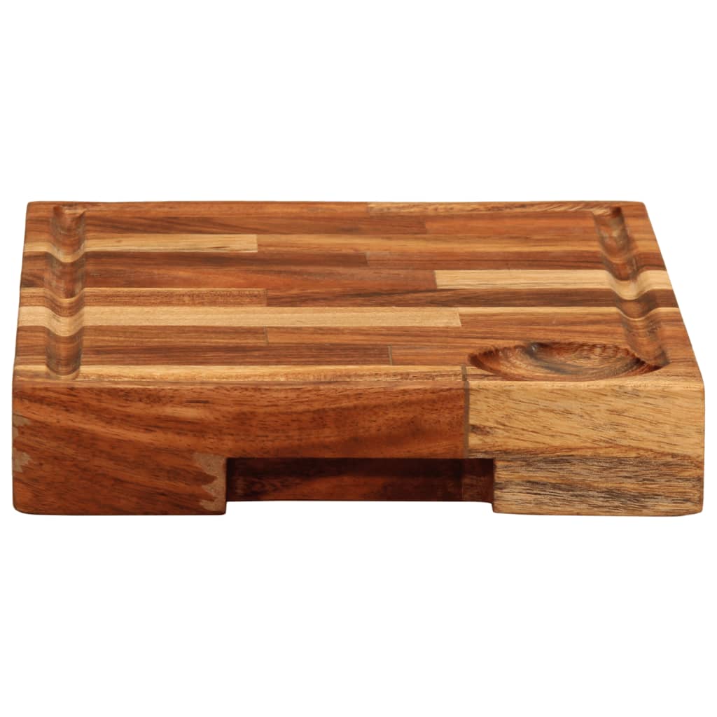 Tagliere 30x21x4 cm in Legno Massello di Acacia