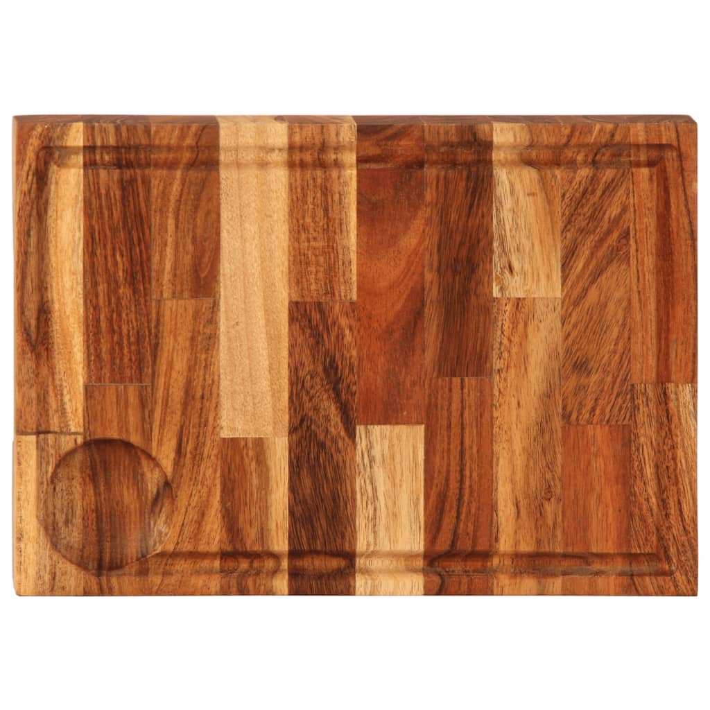 Tagliere 30x21x4 cm in Legno Massello di Acacia
