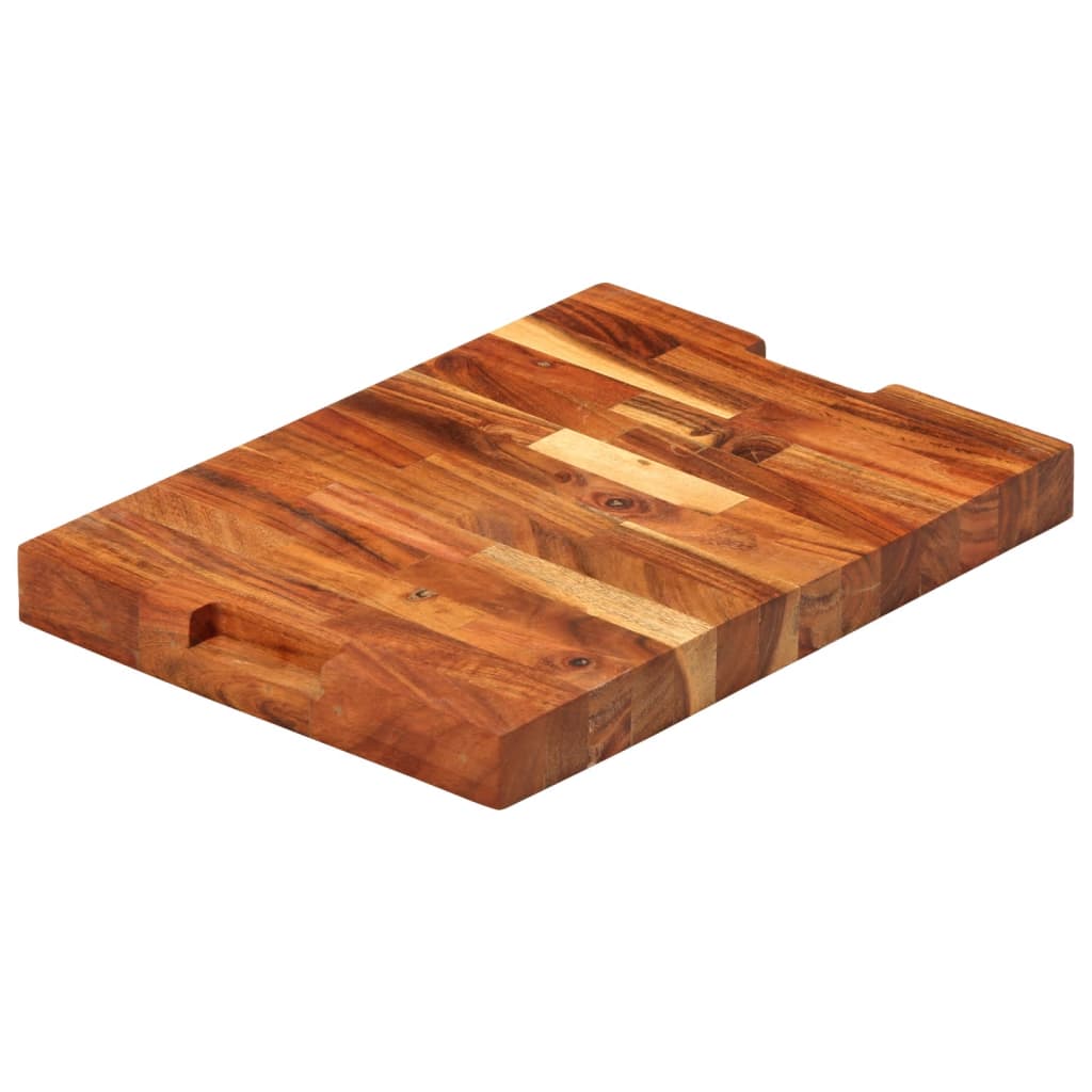 Tagliere 42x30x4 cm in Legno Massello di Acacia
