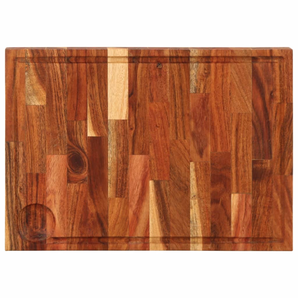 Tagliere 42x30x4 cm in Legno Massello di Acacia