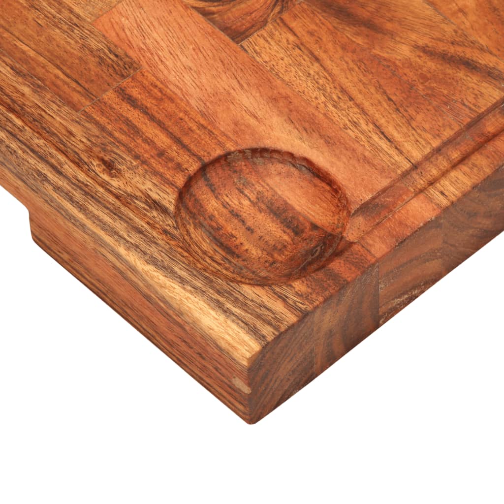 Tagliere 42x30x4 cm in Legno Massello di Acacia