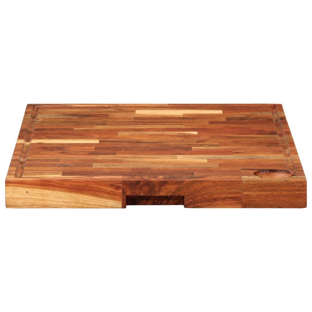 Tagliere 60x42x4 cm in Legno Massello di Acacia