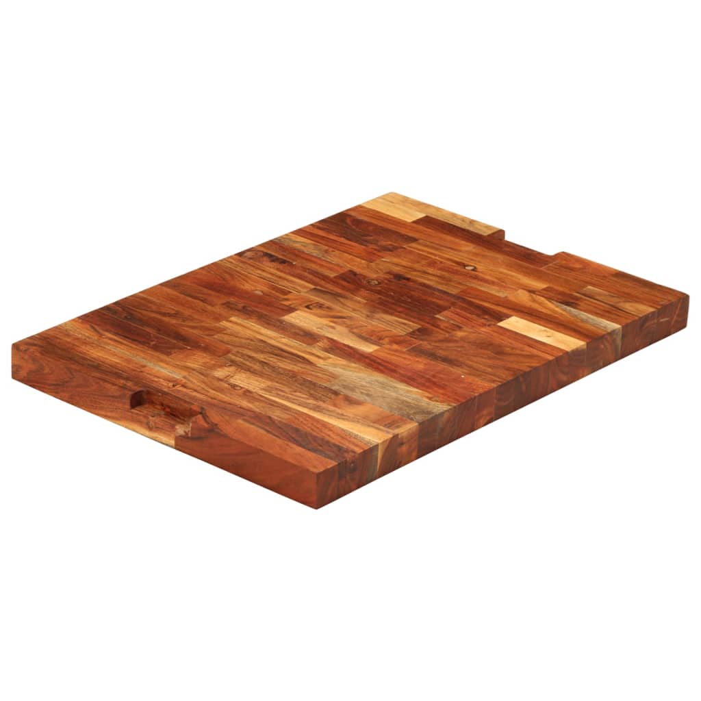 Tagliere 60x42x4 cm in Legno Massello di Acacia