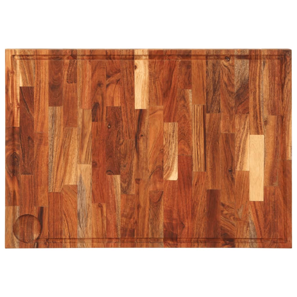 Tagliere 60x42x4 cm in Legno Massello di Acacia