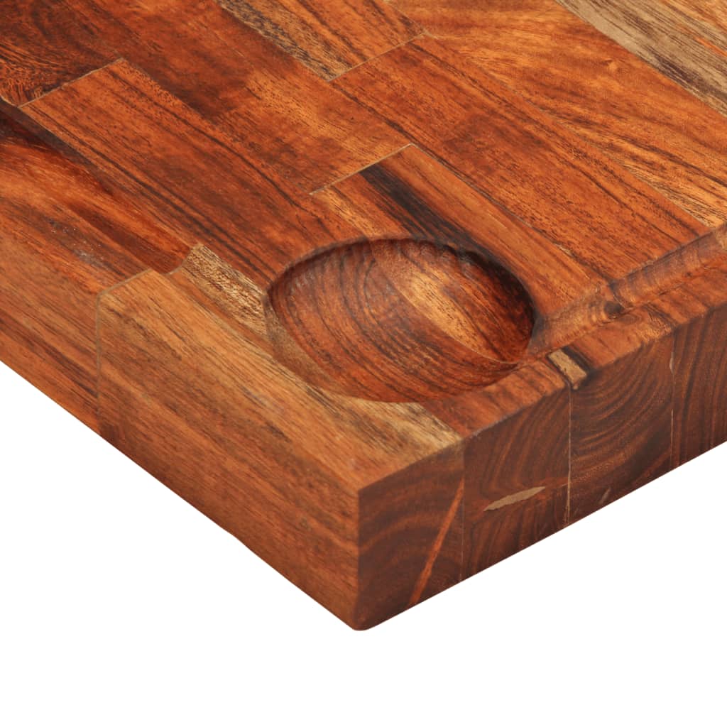 Tagliere 60x42x4 cm in Legno Massello di Acacia