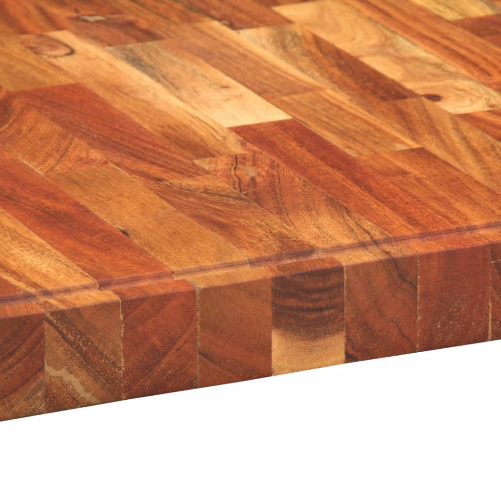 Tagliere 60x42x4 cm in Legno Massello di Acacia