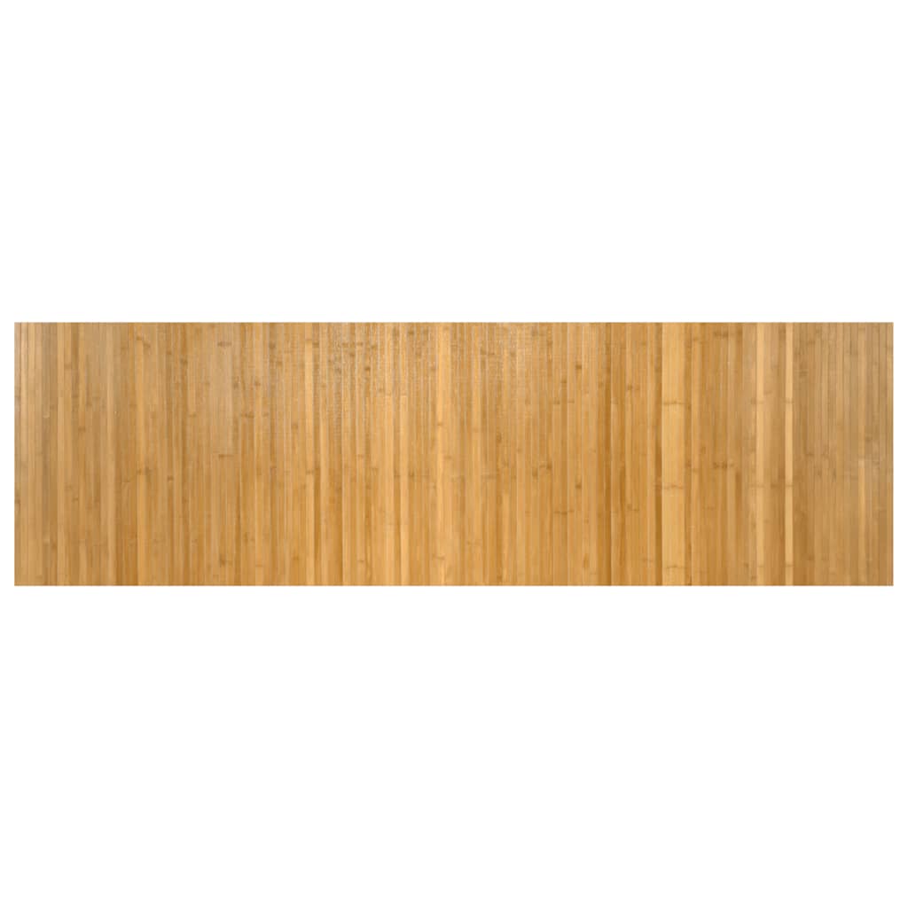 Tappeto Rettangolare Naturale 60x200 cm in Bambù