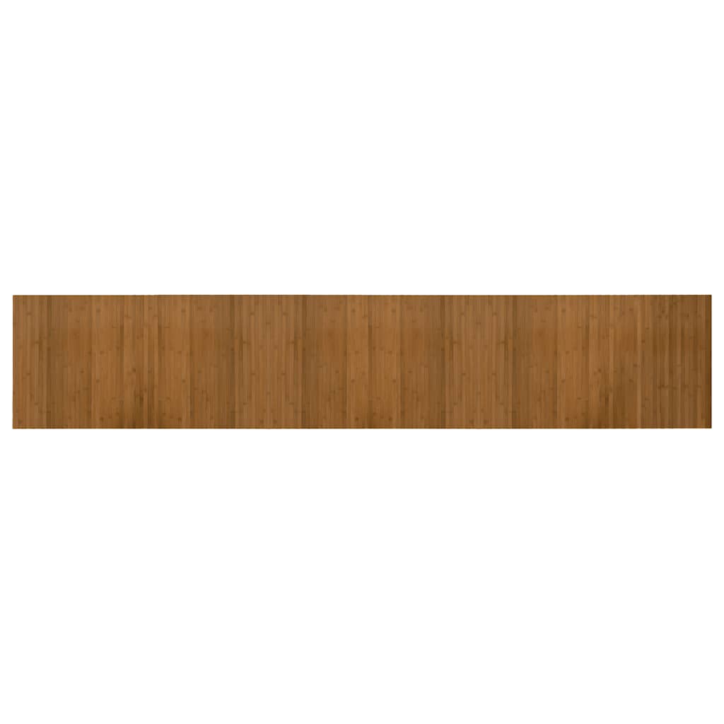 Tappeto Rettangolare Marrone 60x300 cm in Bambù