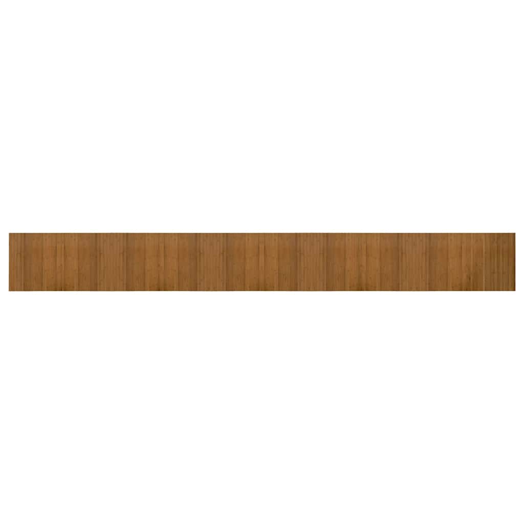 Tappeto Rettangolare Marrone 60x500 cm in Bambù