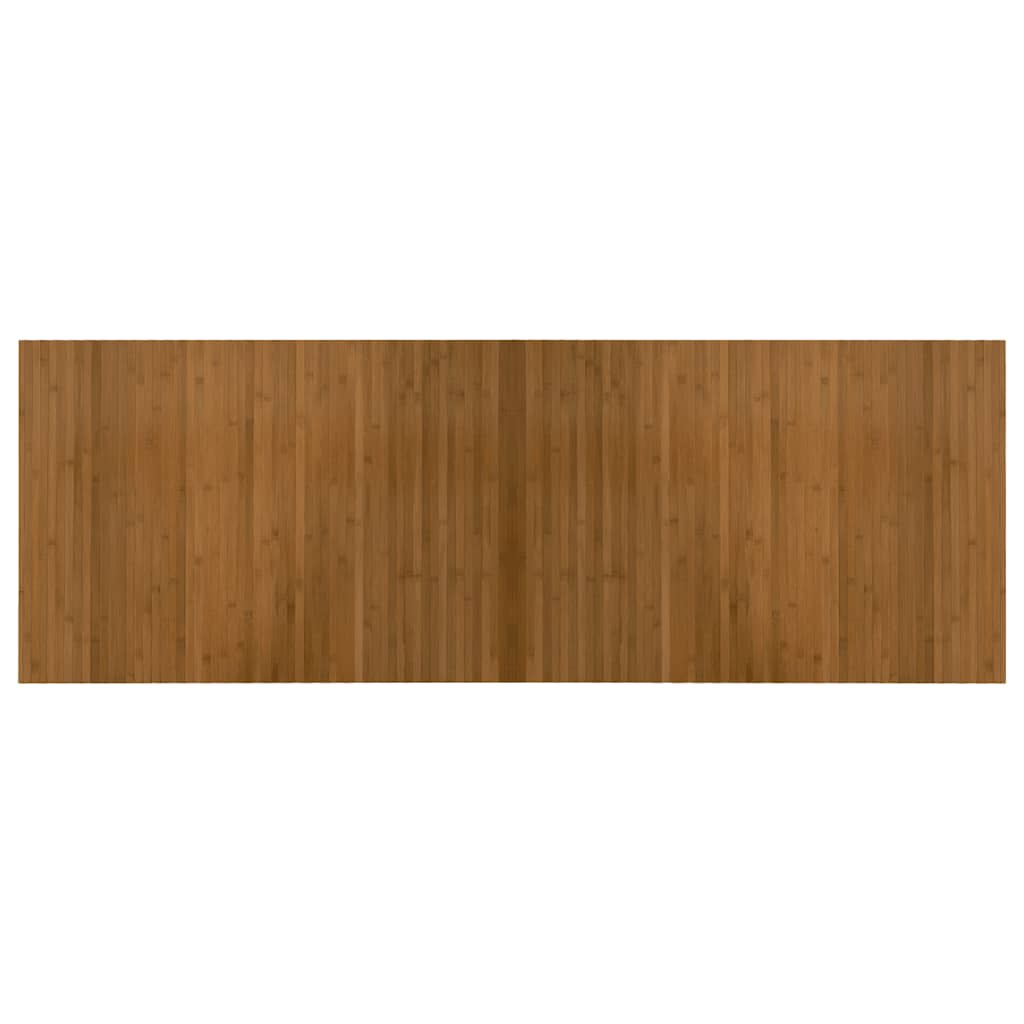 Tappeto Rettangolare Marrone 70x200 cm in Bambù